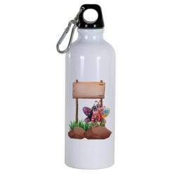 Boraccia bottiglia Animali Cartone animato da 500 ml con moschettone112 - Sport tempo libero, picnic, scuola, bambino bambino