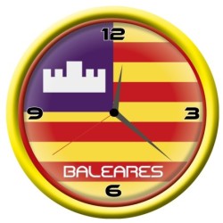 Orologio Baleari da parete con bandiera diametro di 28 cm