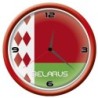 Orologio Bielorussia da parete con bandiera diametro di 28 cm