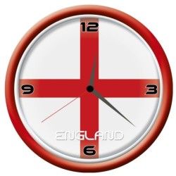 Orologio Inghilterra England da parete con bandiera diametro di 28 cm