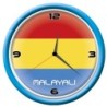 Orologio Malayali da parete con bandiera diametro di 28 cm