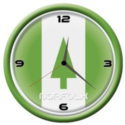 Orologio Norfolk da parete con bandiera diametro di 28 cm