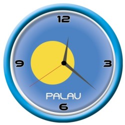 Orologio Palau da parete con bandiera diametro di 28 cm