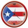 Orologio Portorico da parete con bandiera diametro di 28 cm