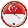 Orologio Singapore da parete con bandiera diametro di 28 cm
