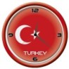 Orologio Turchia da parete con bandiera diametro di 28 cm