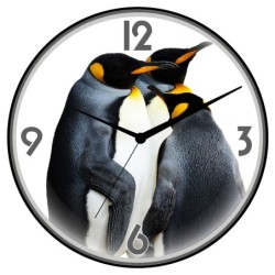 Orologio da parete pinguino animali cani gatti uccelli cavalli diametro 28 n.101