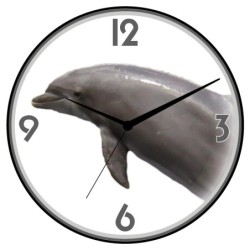 Orologio da parete delfino animali cani gatti uccelli cavalli diametro 28 n.401