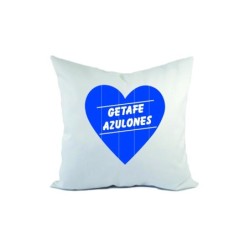 Cuscino divano letto cuore strisce GETAFE AZULONES  formato 40x40 in poliestere