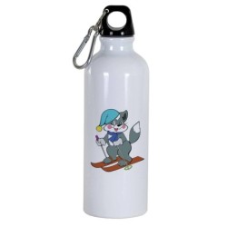 Boraccia bottiglia Animali Cartone animato da 500 ml con moschettone200 - Sport tempo libero, picnic, scuola, bambino bambino