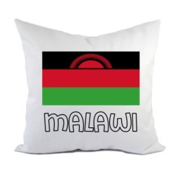 Cuscino divano letto Malawi bandiera federa e imbottitura 40x40 cm in poliestere
