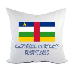 Cuscino divano letto Repubblica Centrafricana bandiera federa  40x40 cm in poliestere