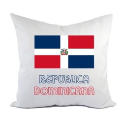 Cuscino divano letto Repubblica Dominicana bandiera federa  40x40 cm in poliestere