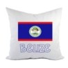 Cuscino divano letto Belize bandiera federa e imbottitura 40x40 cm in poliestere