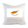 Cuscino divano letto Cipro bandiera federa e imbottitura 40x40 cm in poliestere