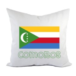 Cuscino divano letto Comore bandiera federa e imbottitura 40x40 cm in poliestere