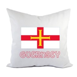 Cuscino divano letto Guernsey bandiera federa e imbottitura 40x40 cm in poliestere