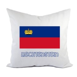 Cuscino divano letto Liechtenstein bandiera federa e imbottitura 40x40 cm in poliestere