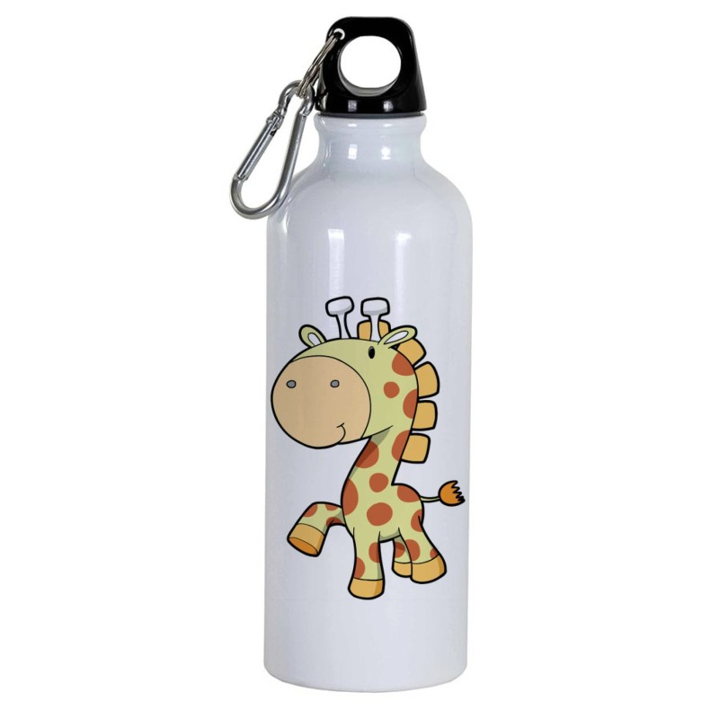Boraccia bottiglia Animali Cartone animato da 500 ml con moschettone240 - Sport tempo libero, picnic, scuola, bambino bambino