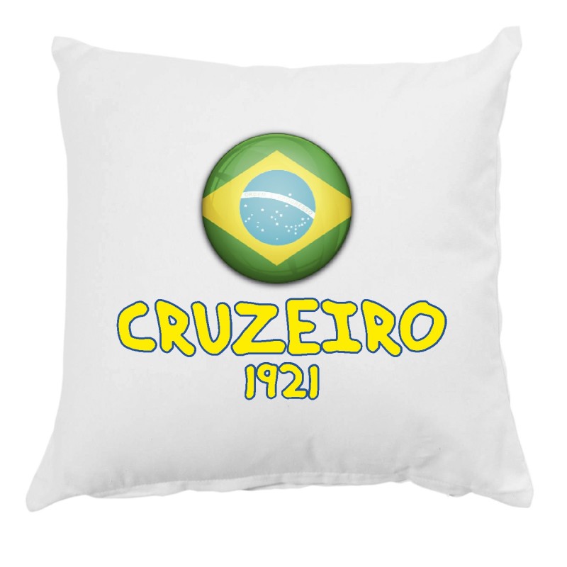 Cuscino Cruzeiro Brasile con federa 40x40 letto divano 39 federa  in poliestere