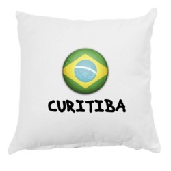 Cuscino Curitiba Brasile con federa 40x40 letto divano 35 federa  in poliestere
