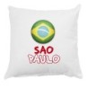 Cuscino Sao Paulo Brazil con federa 40x40 letto divano 49 federa  in poliestere