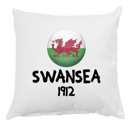 Cuscino Swansea Galles con federa 40x40 letto divano 83 federa  in poliestere