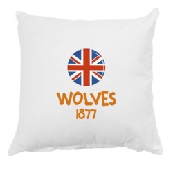 Cuscino Wolves 1867 UK con federa 40x40 letto divano 11 federa  in poliestere