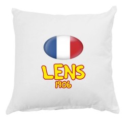 Cuscino Lens 1906 Francia con federa 40x40 letto divano 42 federa  in poliestere