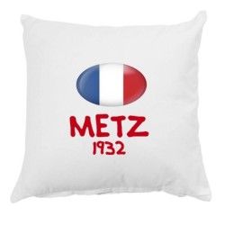 Cuscino Metz 1932 Francia con federa 40x40 letto divano 19 federa  in poliestere