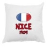 Cuscino Nizza 1904 Francia con federa 40x40 letto divano 24 federa  in poliestere