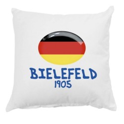 Cuscino Bielefeld anno 1905 città Germania con federa 40x40 letto divano 22   poliestere