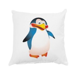 Cuscino   pinguino colorato 40x40 cm imbottito n. 168 con federa 40x40 letto  5   poliestere