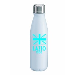 Boraccia bottiglia Lazio 1900 tappo piatto con bandiera serie A Sport tempo libero, picnic, scuola, bambino - da 500 ml