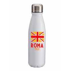Boraccia bottiglia anno nascita 1927 tappo piatto con bandiera calcio Sport tempo libero, picnic, scuola, bambino - da 500 ml