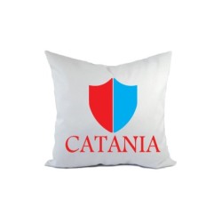 Cuscino con imbottituira Catania rossoblu con federa 40x40 letto divano 5   poliestere
