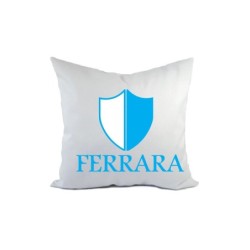 Cuscino con imbottituira Ferrara  biancoazzurro con federa 40x40 letto divano 5   poliestere