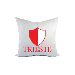 Cuscino con imbottituira Trieste biancorosso con federa 40x40 letto divano 5   poliestere