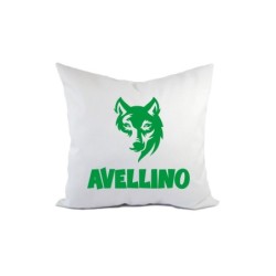 Cuscino mascotte lupo Avellino con imbottitura in soffice poliestere 40x40