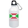 Borraccia Burundi bandiera da 500 ml alluminio33 con moschettone - Sport tempo libero