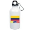 Borraccia Colombia bandiera da 500 ml alluminio45 con moschettone - Sport tempo libero