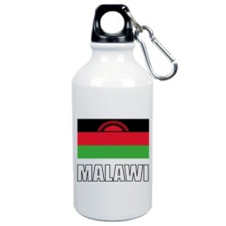 Borraccia Malawi bandiera da 500 ml alluminio 126 con moschettone - Sport tempo libero