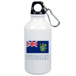 Borraccia Pitcairn bandiera da 500 ml alluminio167 con moschettone - Sport tempo libero