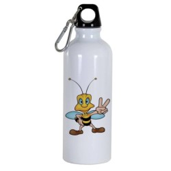 Borraccia ape in piedi -  Cartone animato da 500 ml con moschettone177 - Sport tempo libero