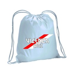 Sacca zainetto sportivo bandiera Vicenza / lacci rinforzo sugli angoli 30x45 cm