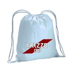 Sacca zainetto sportivo bandiera Arezzo / lacci rinforzo sugli angoli 30x45 cm