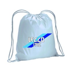 Sacca zainetto sportivo bandiera Lecco / lacci rinforzo sugli angoli 30x45 cm