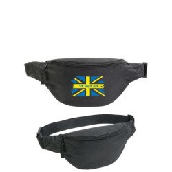 Marsupio stampato Verona Gialloblu bandiera grunge - 1 tasca - cintura regolabile