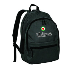 Zaino ultras UDINE stadio in nylon con tasche cerniera e spalline