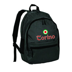 Zaino ultras TORINO stadio in nylon con tasche cerniera e spalline